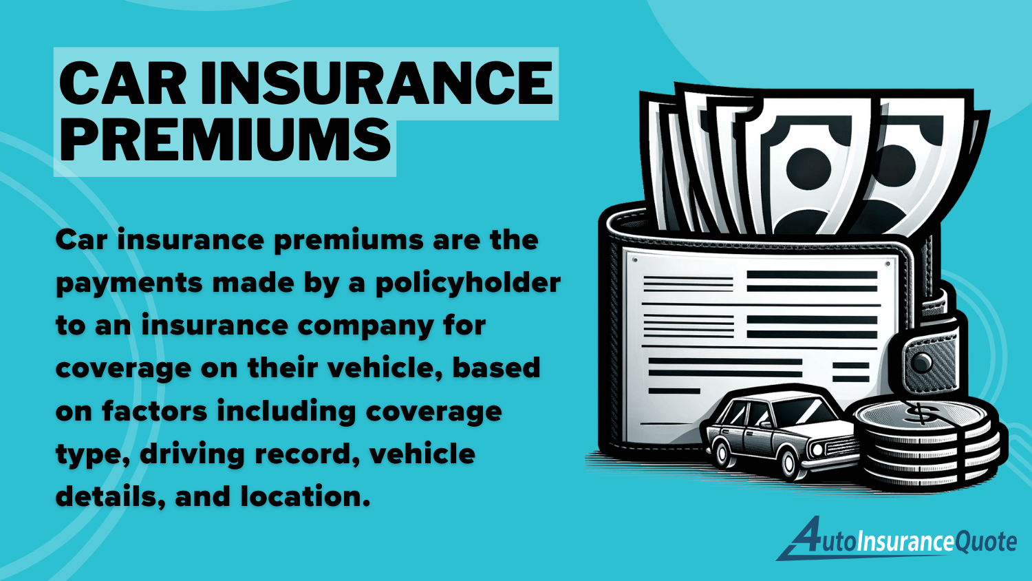 Cheapest Auto Insurance Companies: Car Insurance Premiums Definition Card