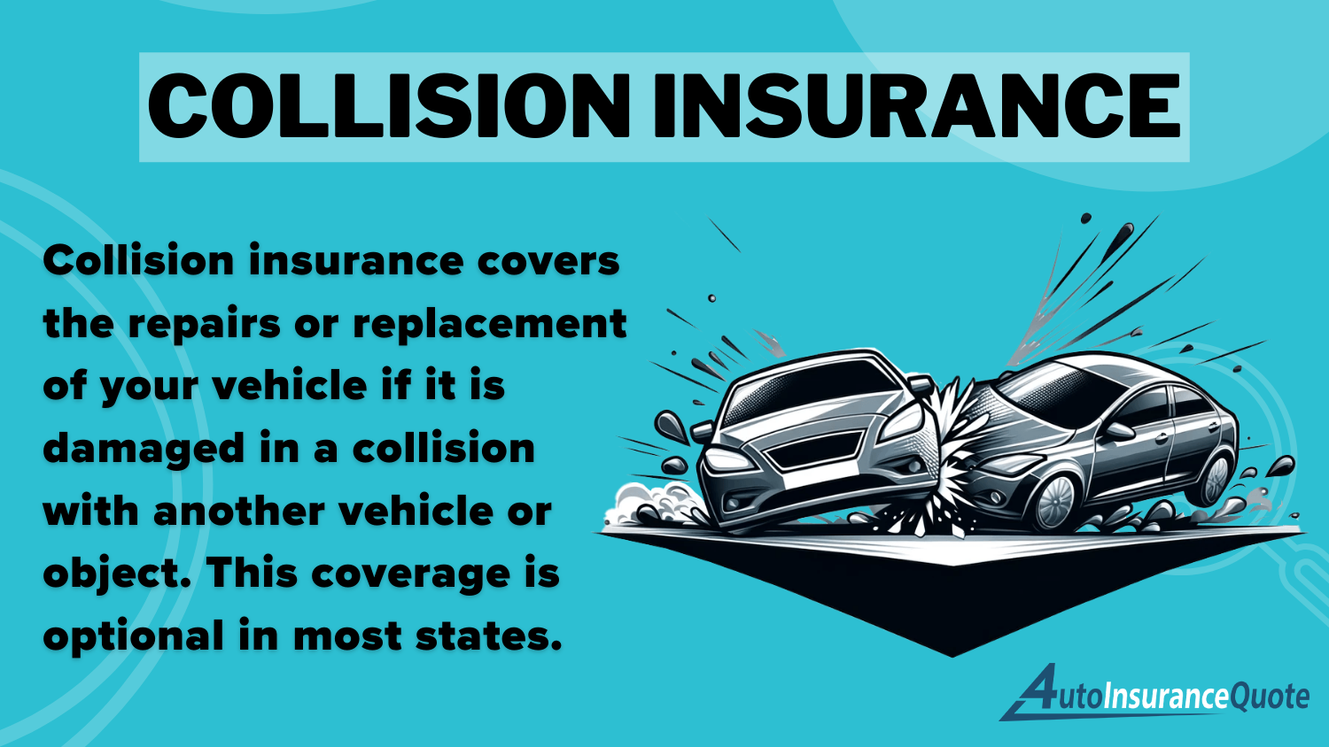 Does auto insurance cover damage from fallen power line?: Collision Insurance Definition Card