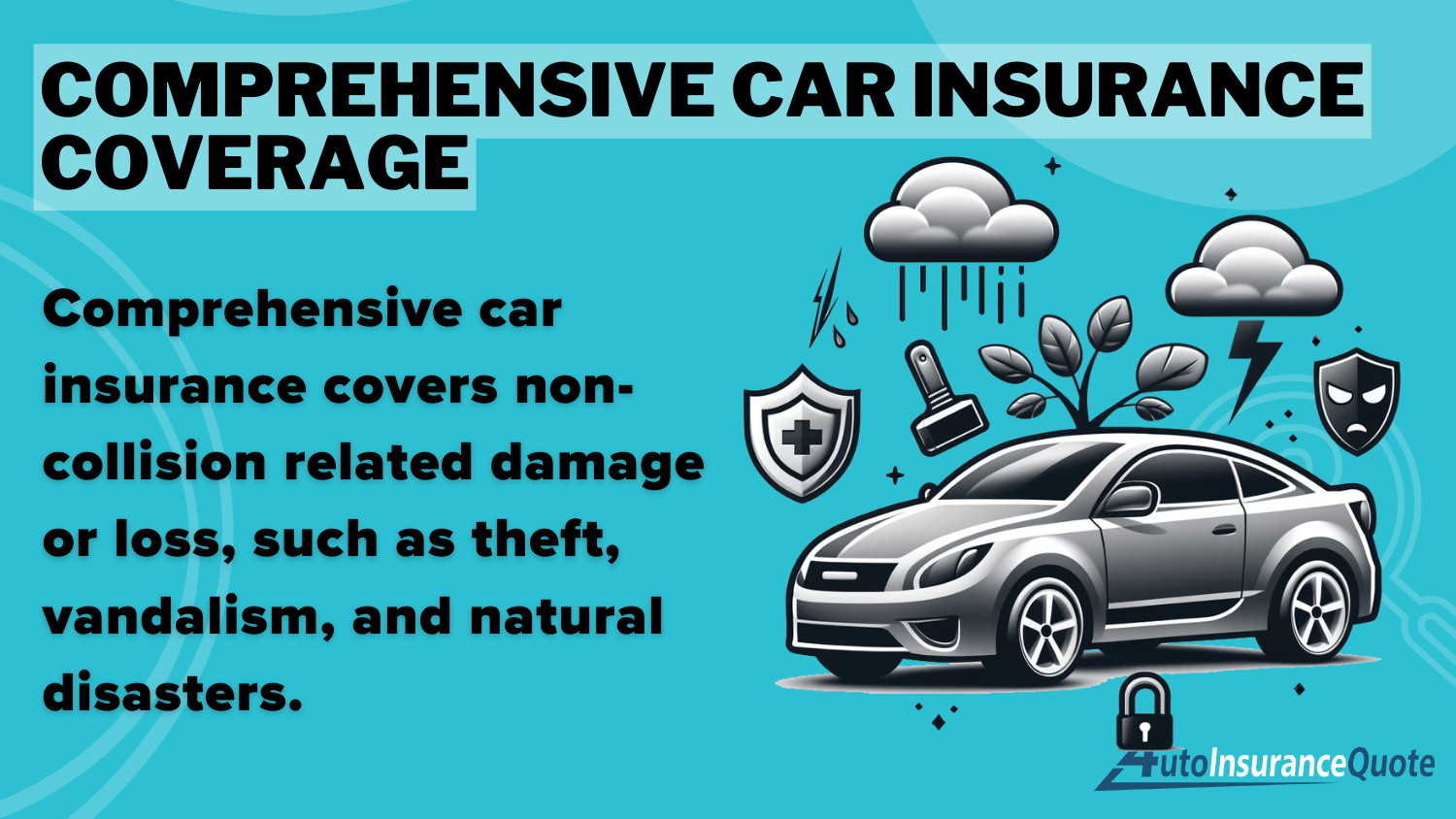 Does auto insurance cover damage from fallen power line?: Comprehensive Car Insurance Coverage Definition Card