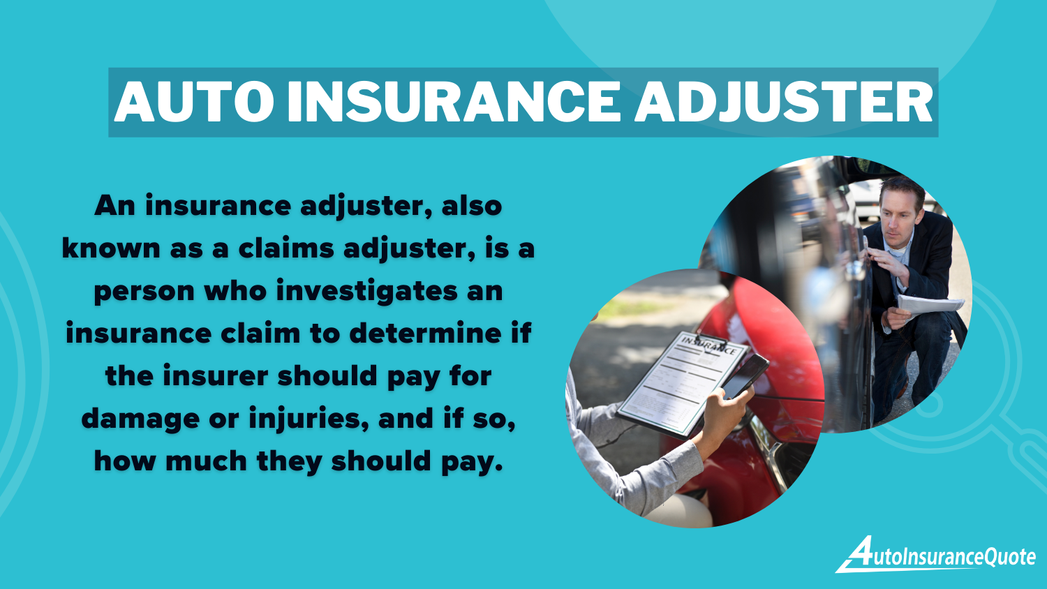 Cheap New Jersey Auto Insurance: Auto Insurance Adjuster Definition Card