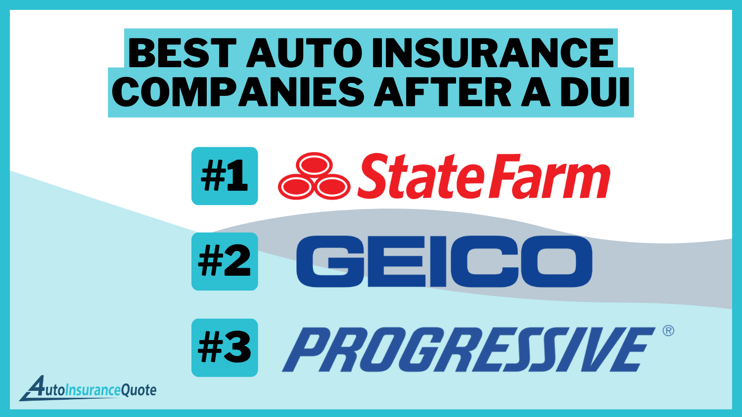 Best Auto Insurance Companies After a DUI: State Farm, Geico, and Progressive