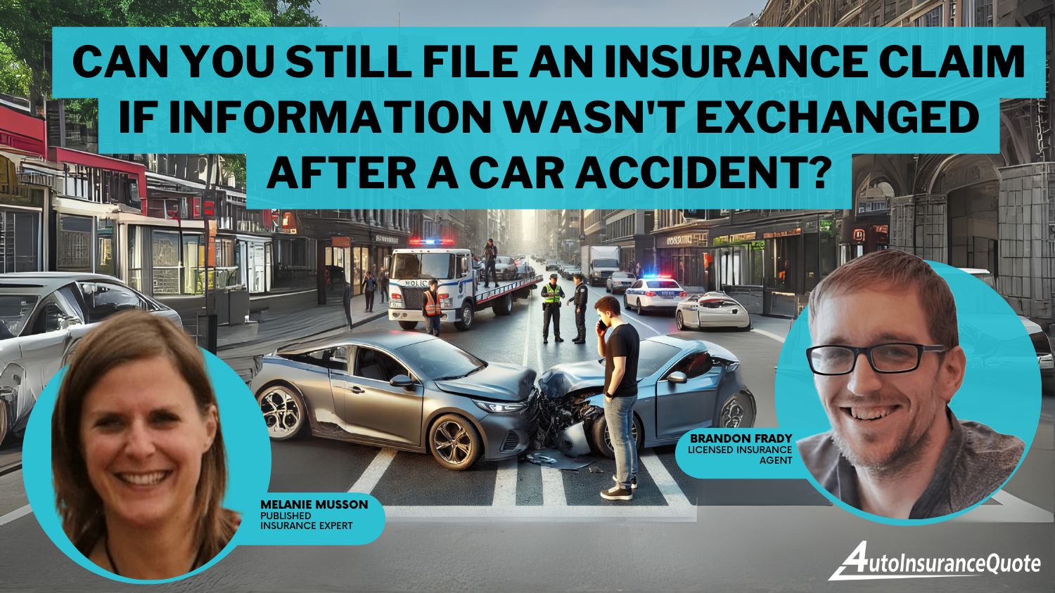 Can you still file an insurance claim if information wasn't exchanged after a car accident?