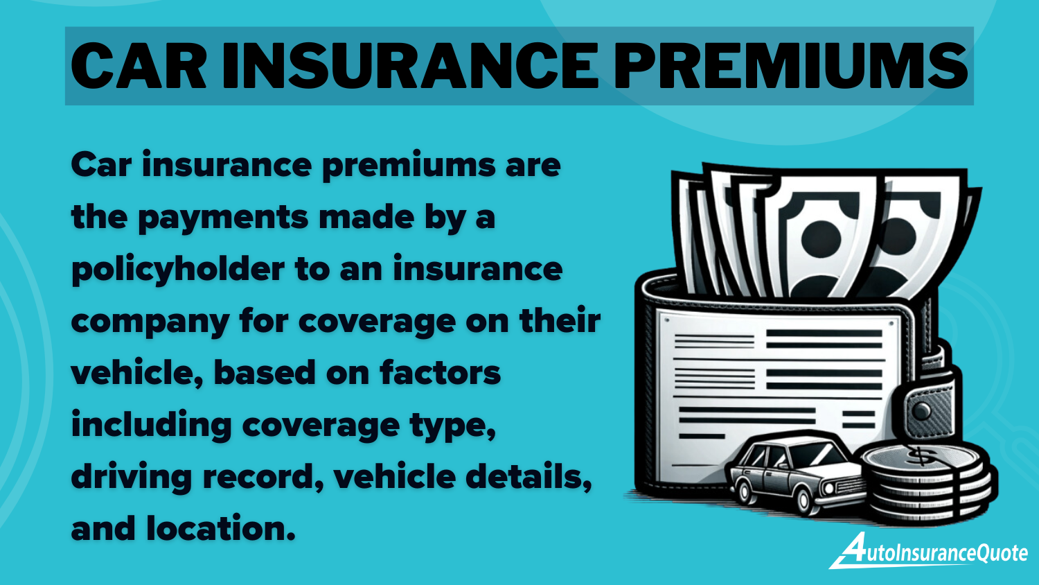 Cheap Mazda Auto Insurance: Car Insurance Premiums Definition Card