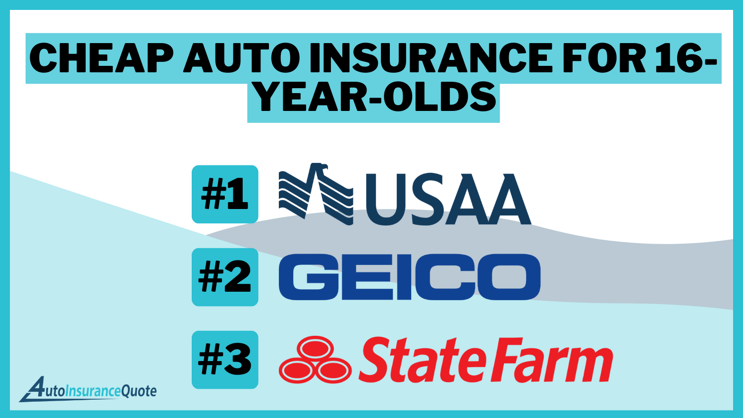 USAA, Geico, State Farm: Cheap Auto Insurance for 16-Year-Olds