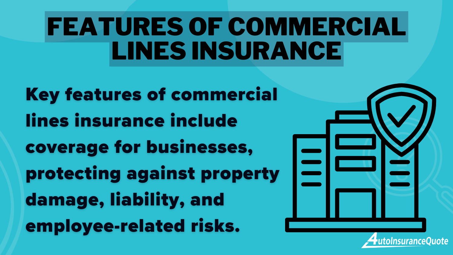 Features of Commercial Lines Insurance Definition Card: Commercial Lines Insurance